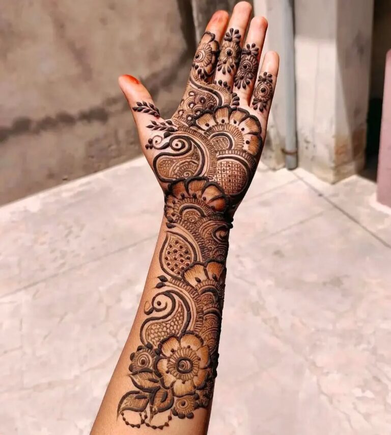 simple mehndi designs for hands