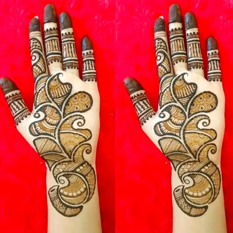 simple mehndi designs for hands