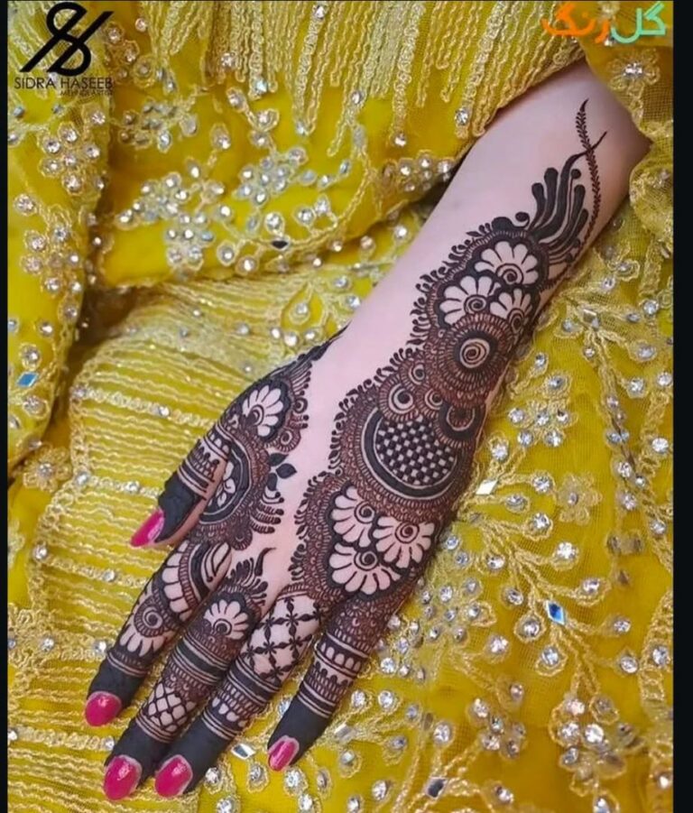 new mehndi design photo simple