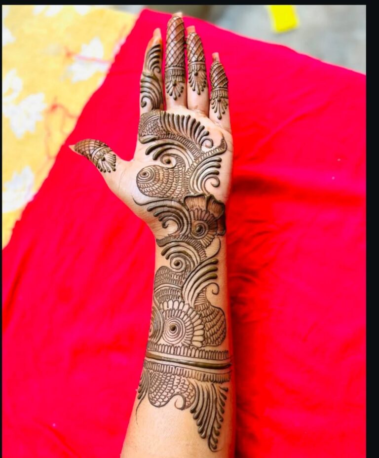 new mehndi design photo simple