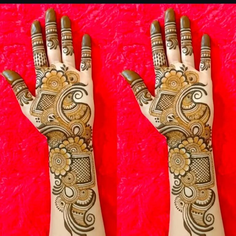 new mehndi design photo simple