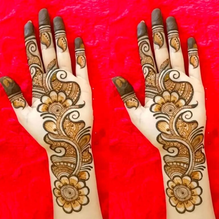 new mehndi design photo simple