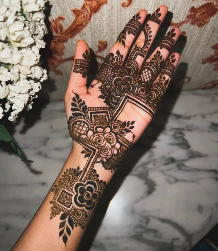 simple mehndi designs for hands