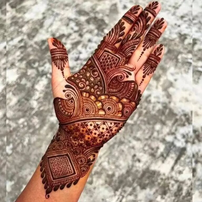 simple mehndi designs for hands