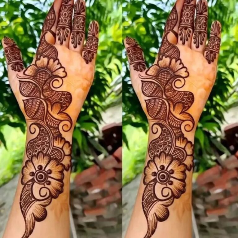 Minimalist Mehendi Designs photos