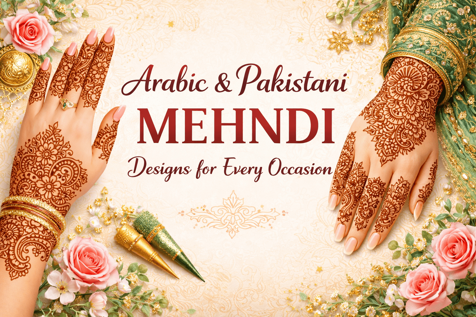 Royal Front Hand Mehndi Design