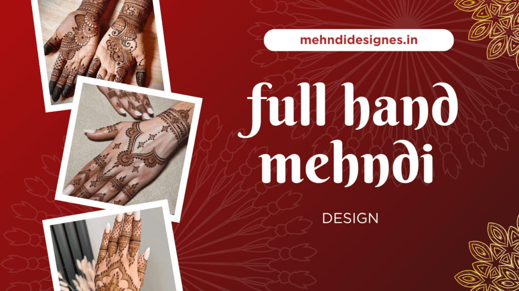 full hand mehndi design easy and beautiful
