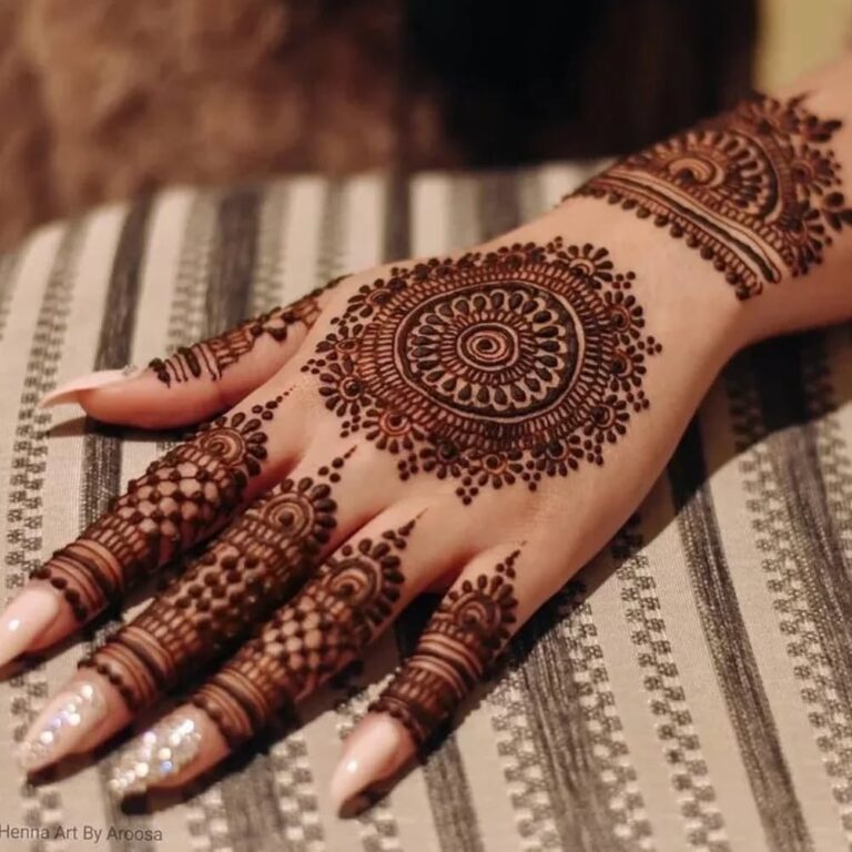 latest groom mehndi design simple