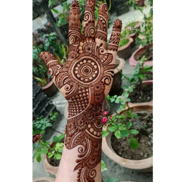 latest groom mehndi design simple