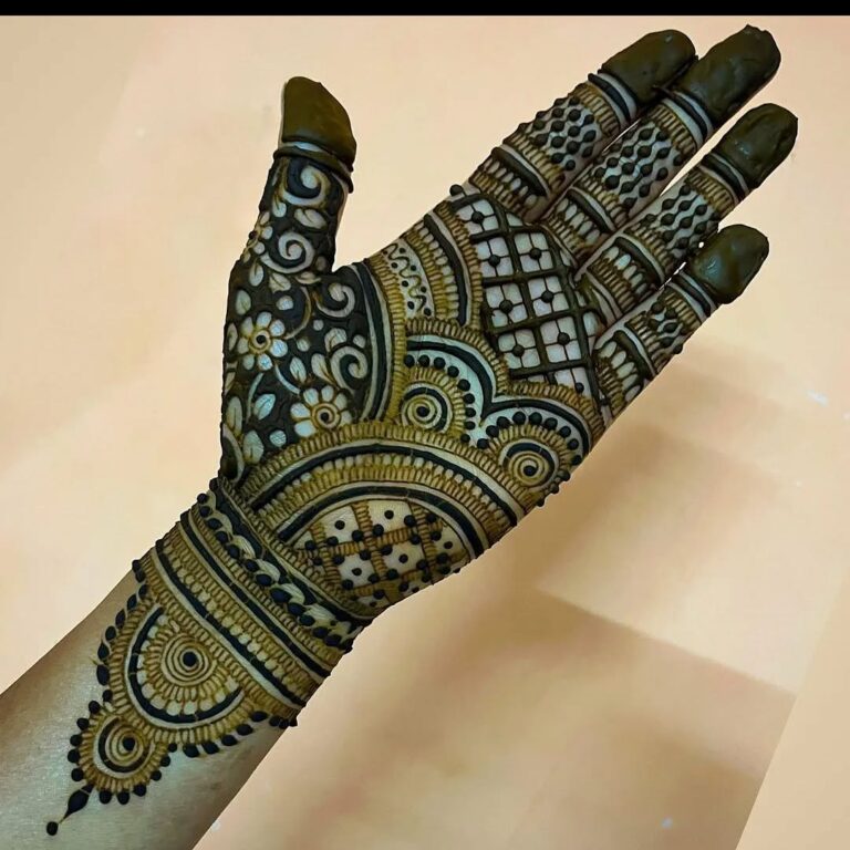 latest groom mehndi design simple