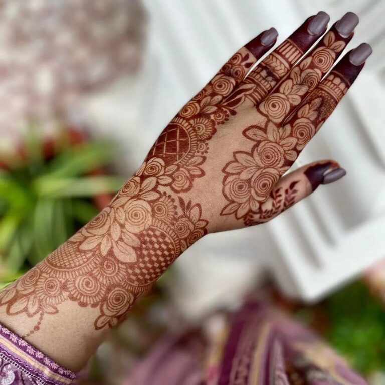 latest groom mehndi design simple