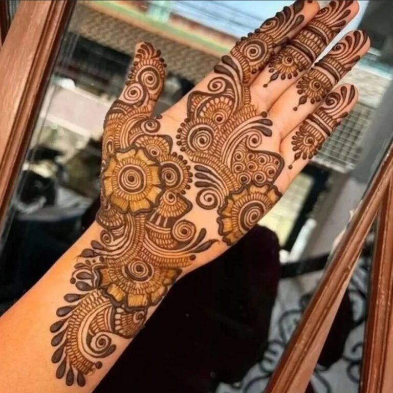 latest groom mehndi design simple