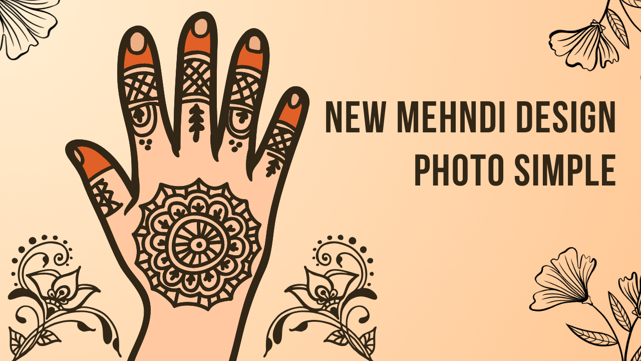 new mehndi design photo simple