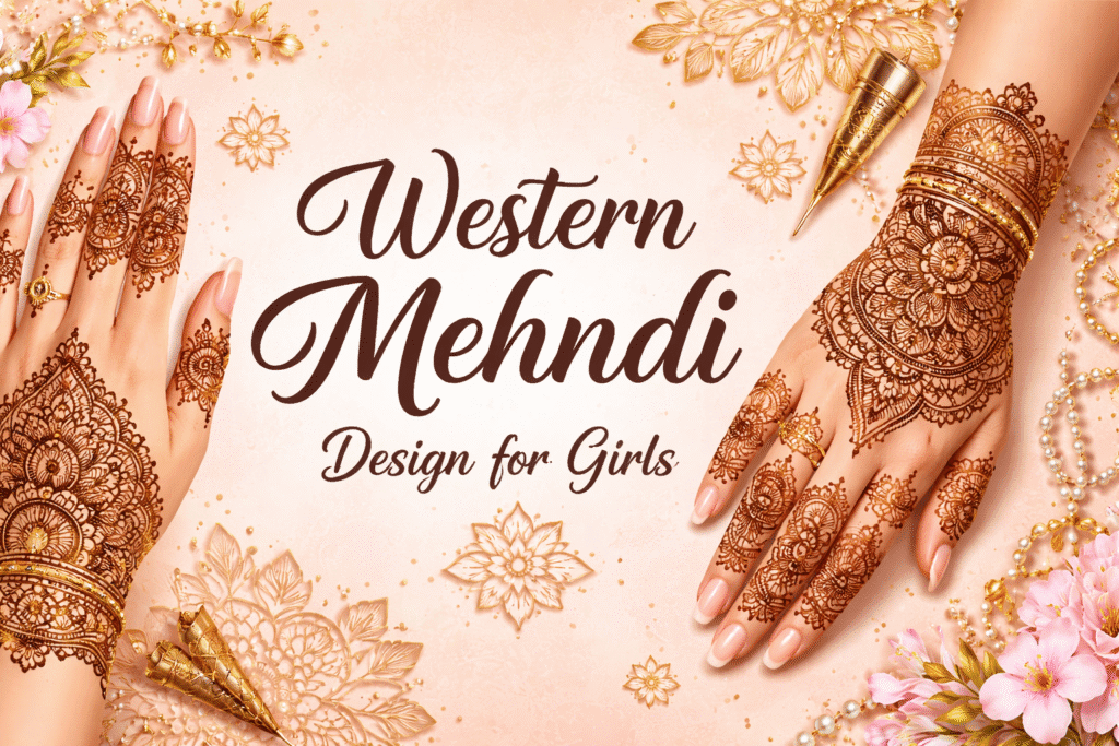 Western Mehndi Design Ideas for Girls 2026
