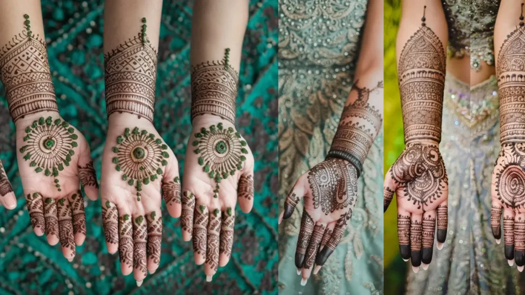 Flower Mehndi Designs for Festive Wear