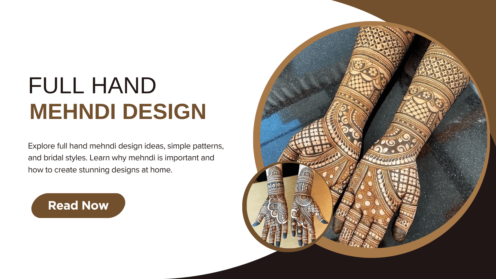Full Hand Mehndi Design