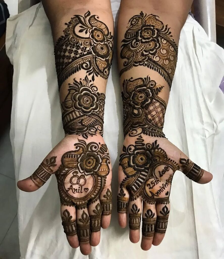 bengali bridal mehndi designs