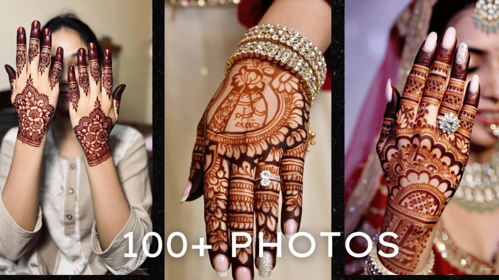 left hand mehndi design