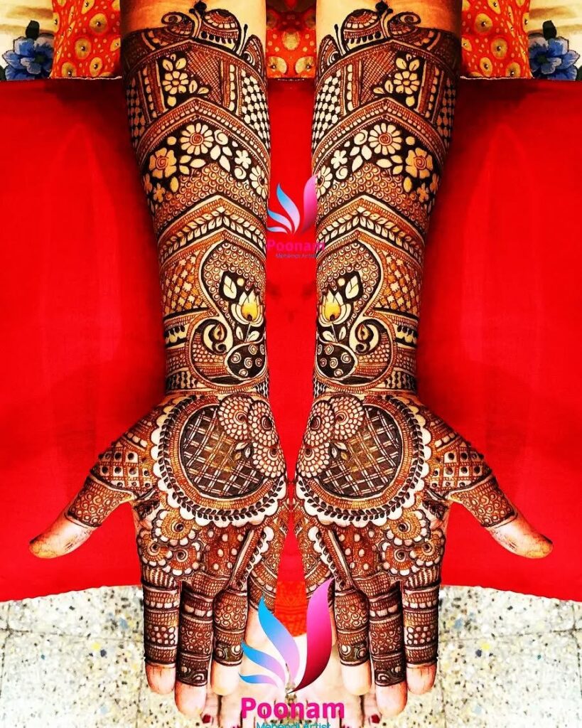 Front Hand Simple Mehndi Design