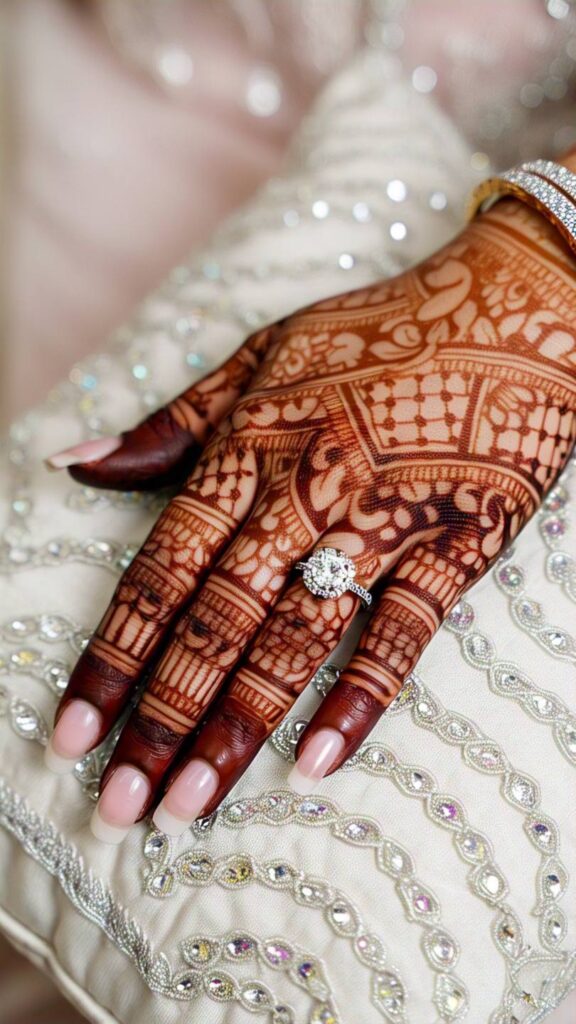 simple royal mehndi design