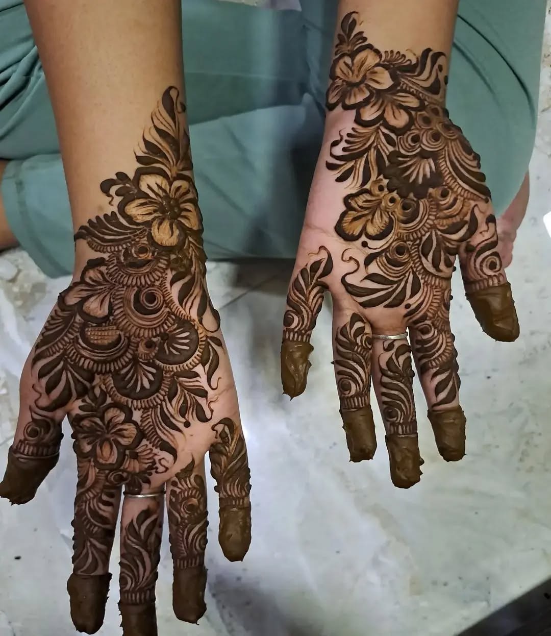 Engagement Mehndi Designs