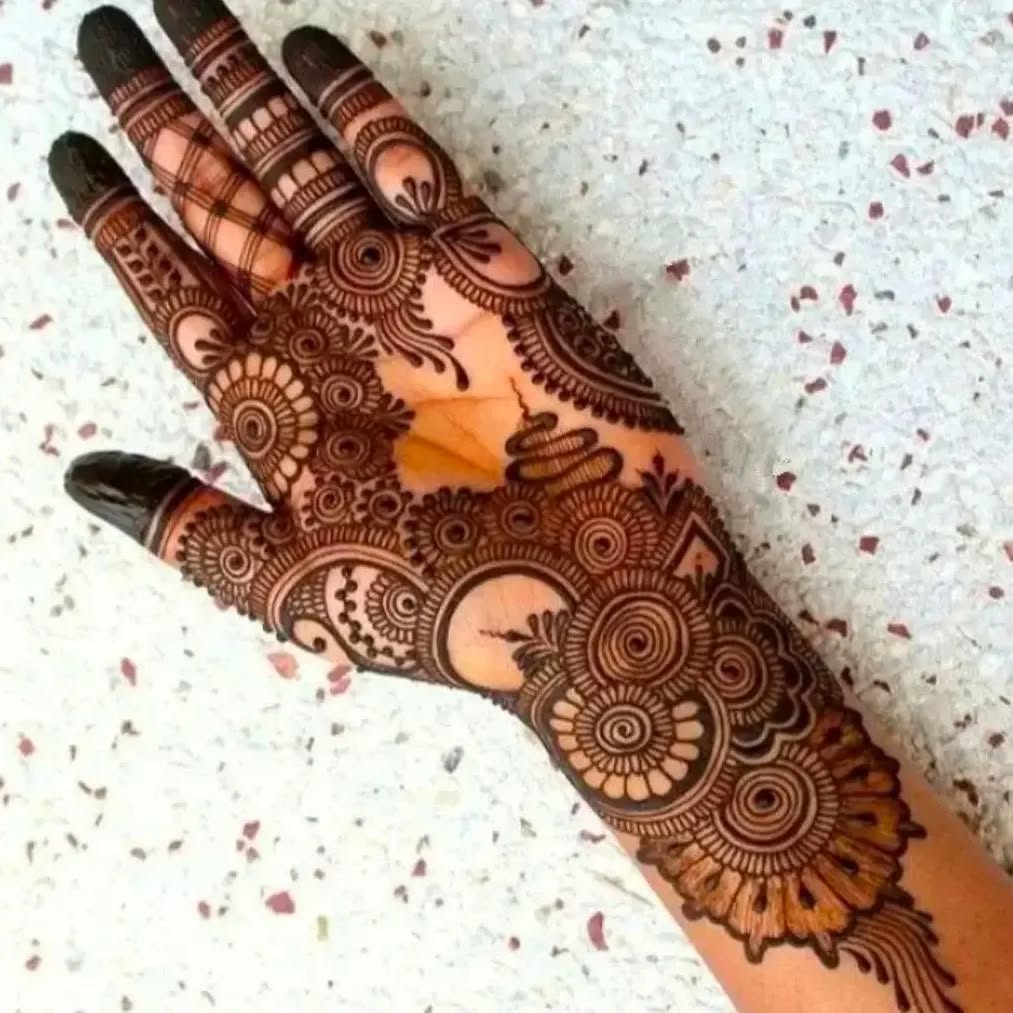 Engagement Mehndi Designs