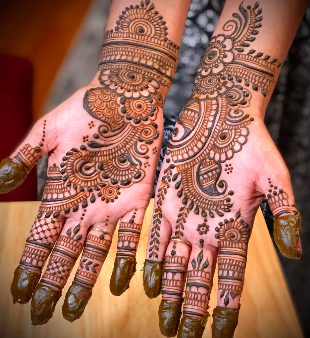 Engagement Mehndi Designs