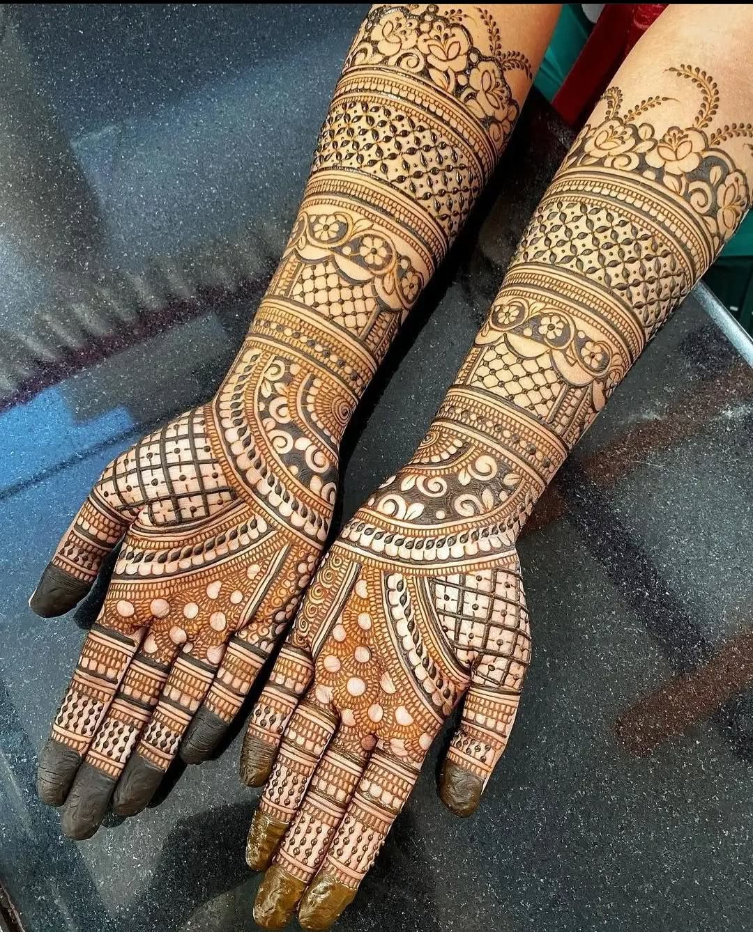 Engagement Mehndi Designs
