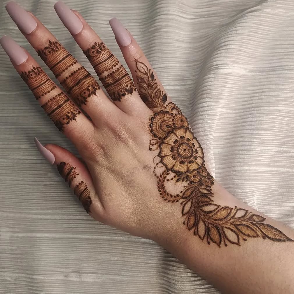 Engagement Mehndi Designs