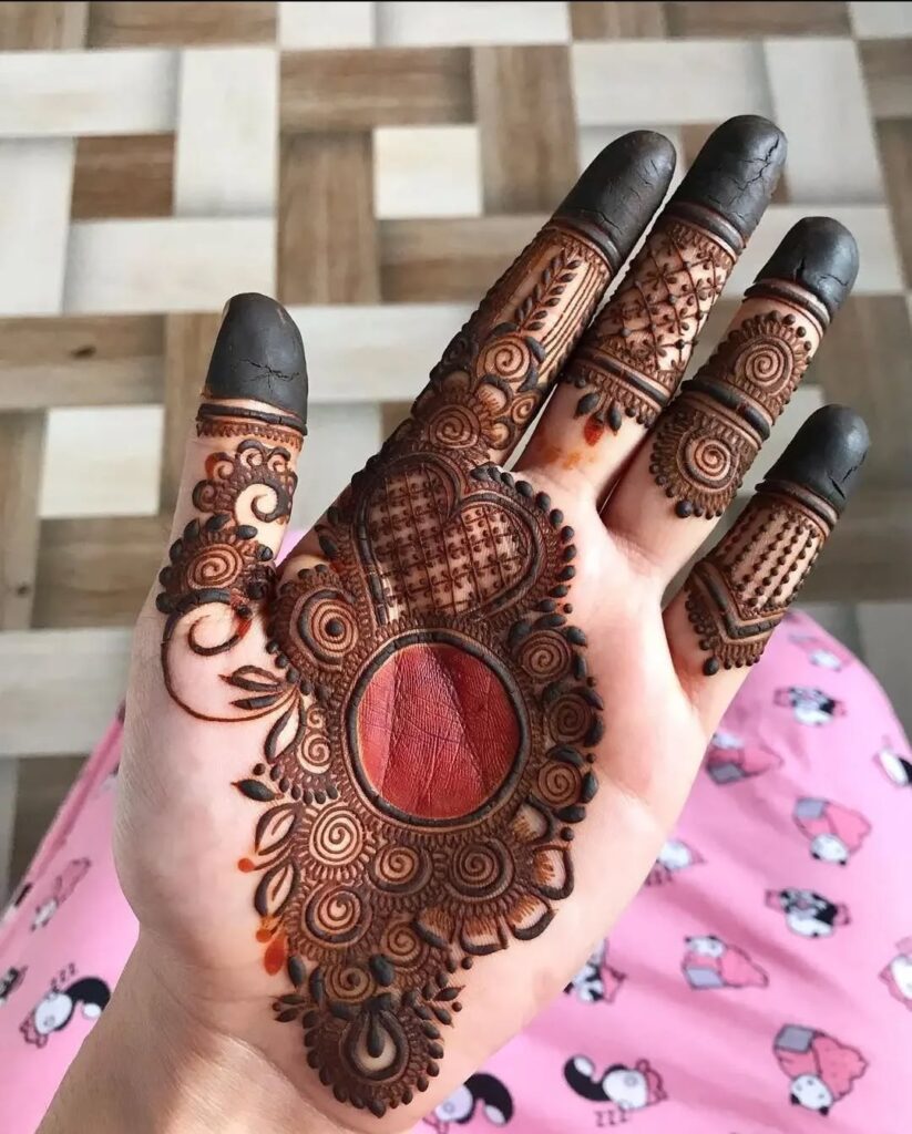 Royal Front Hand Mehndi Design