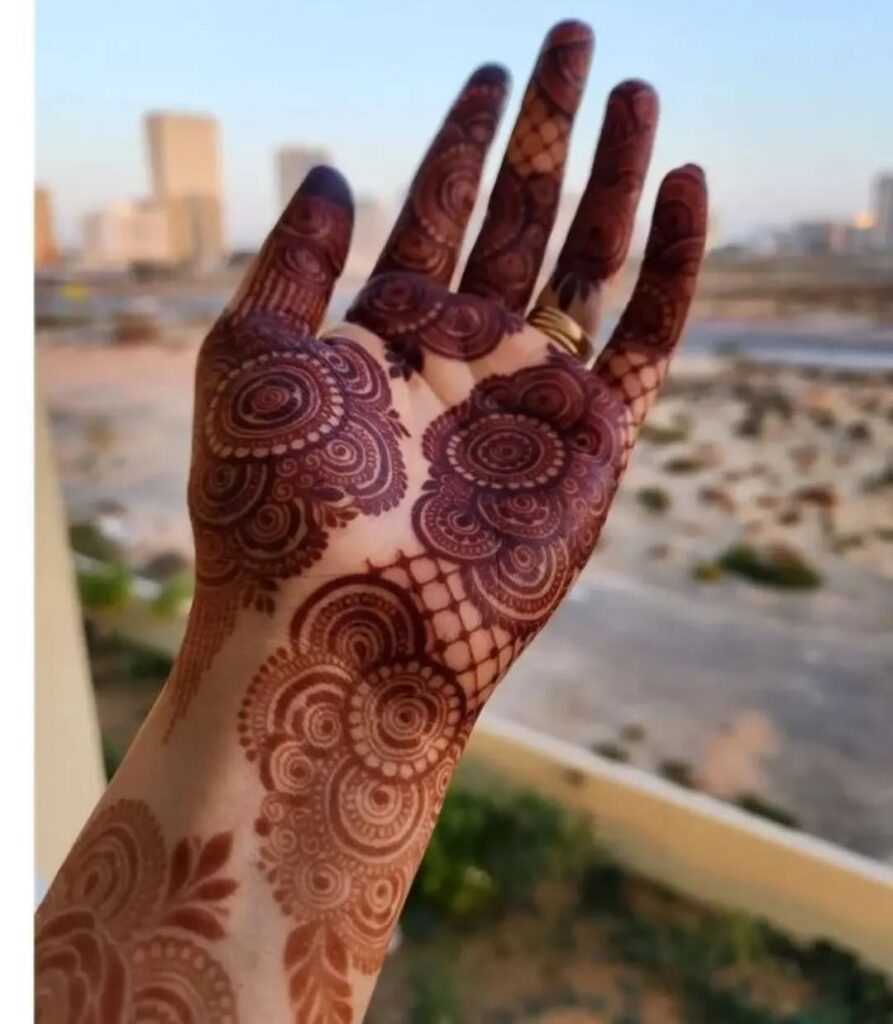 Royal Front Hand Mehndi Design