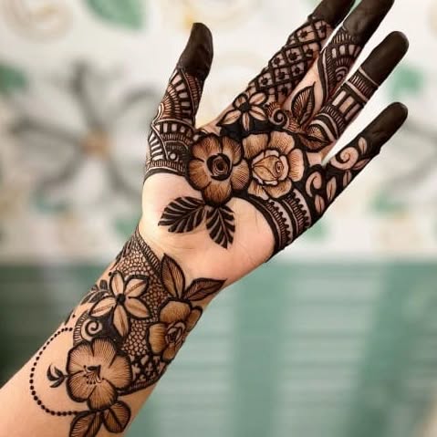 dubai mehndi design photo