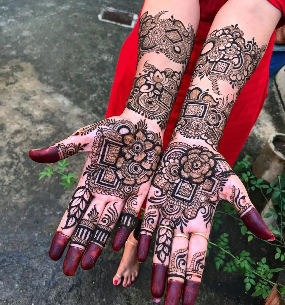 full hand mehndi design easy and beautiful