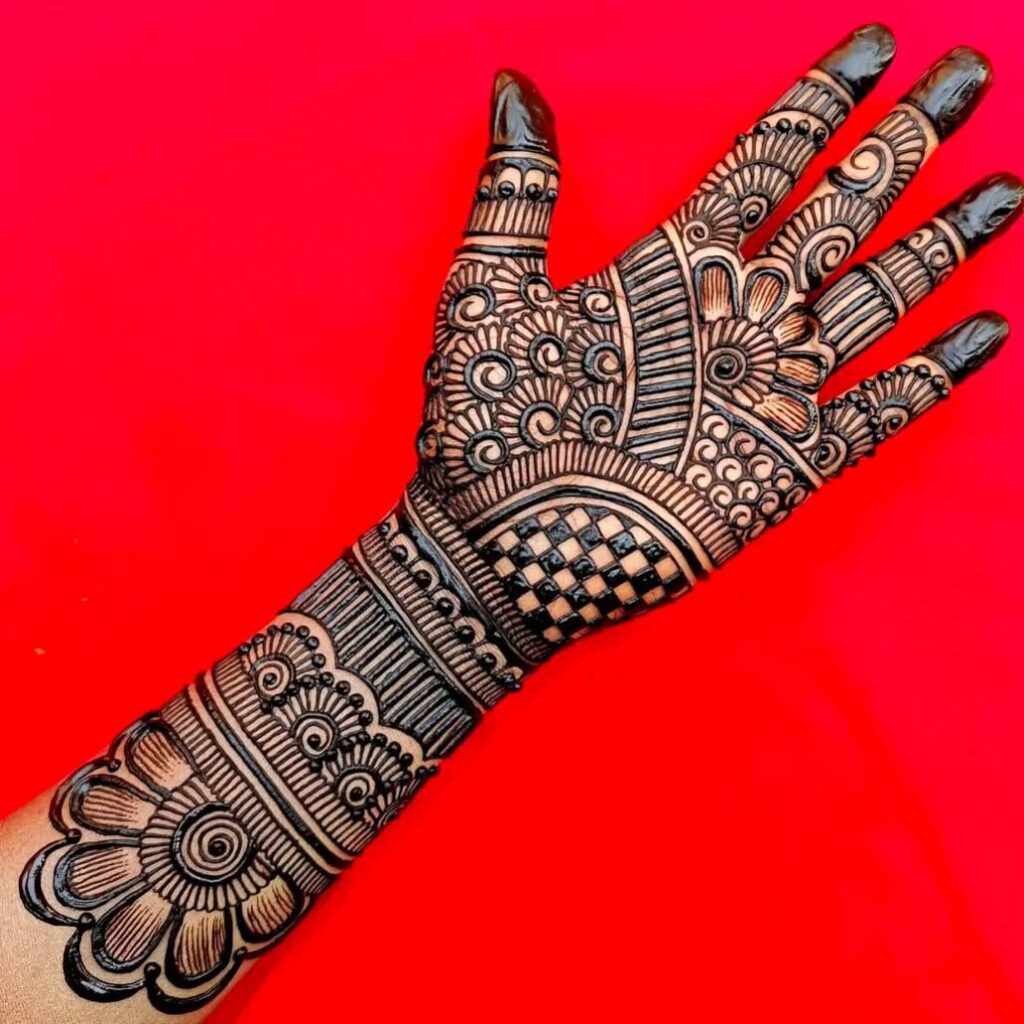 full hand mehndi design easy and beautiful