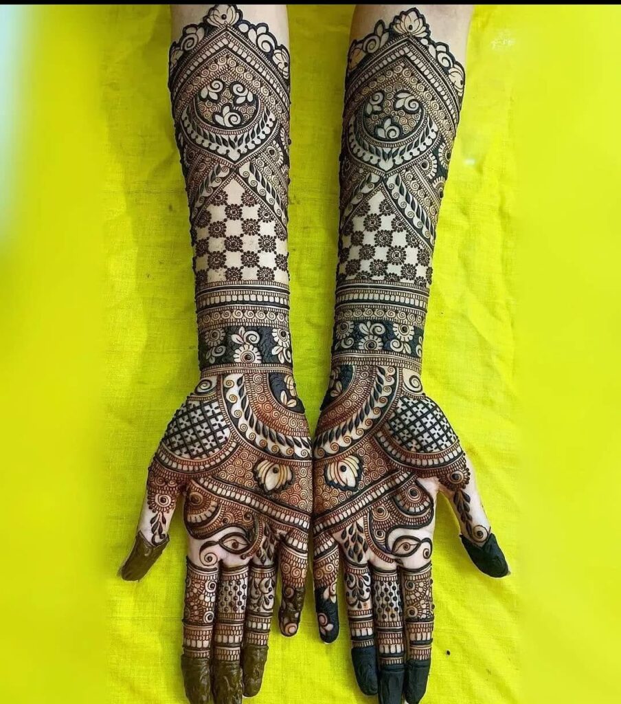 full hand mehndi design easy and beautiful
