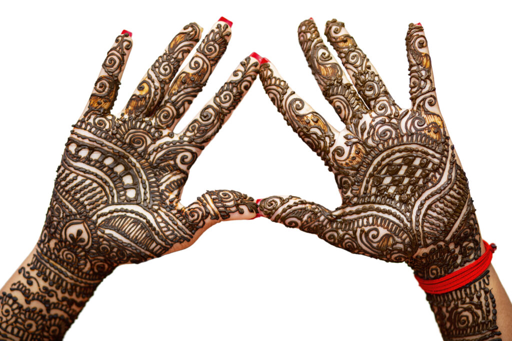 Gol Tikka Mehndi Designs and Ideas