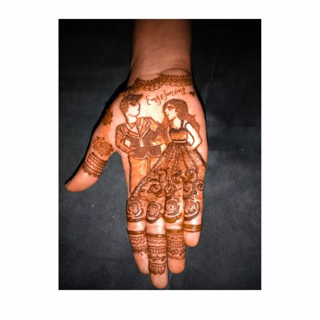 Heart Mehndi Design