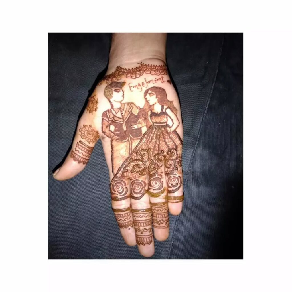 Heart Mehndi Design