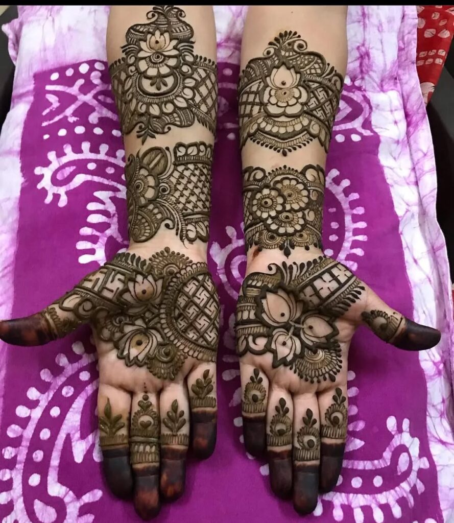 bengali bridal mehndi designs