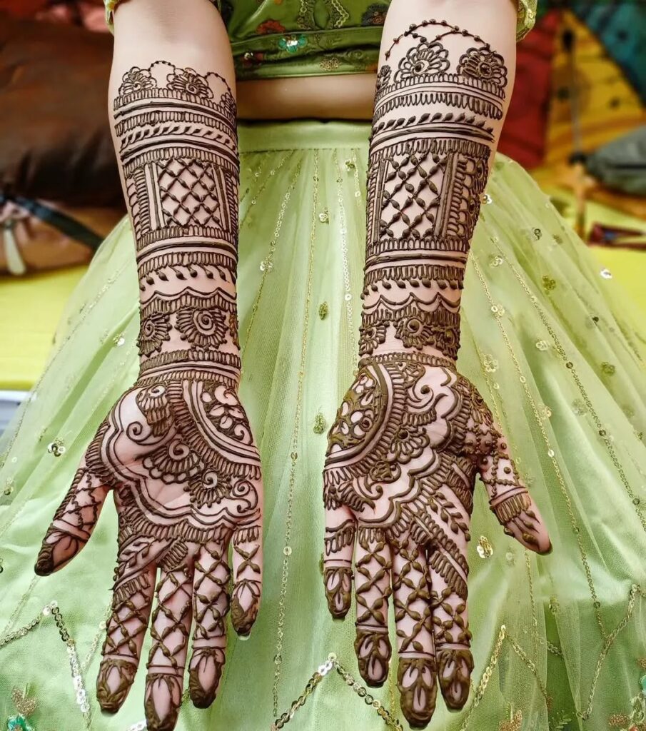 bengali bridal mehndi designs