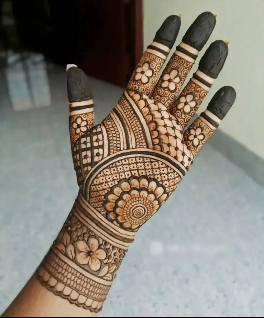 bengali bridal mehndi designs