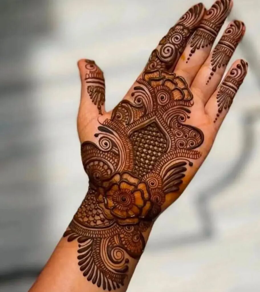 bengali bridal mehndi designs