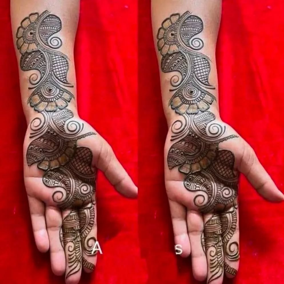bengali bridal mehndi designs