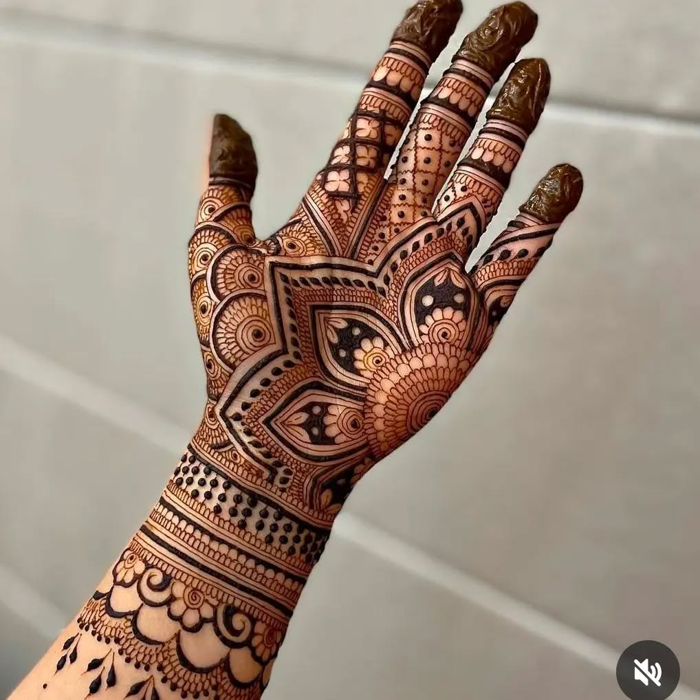 dulhan mehndi design photo