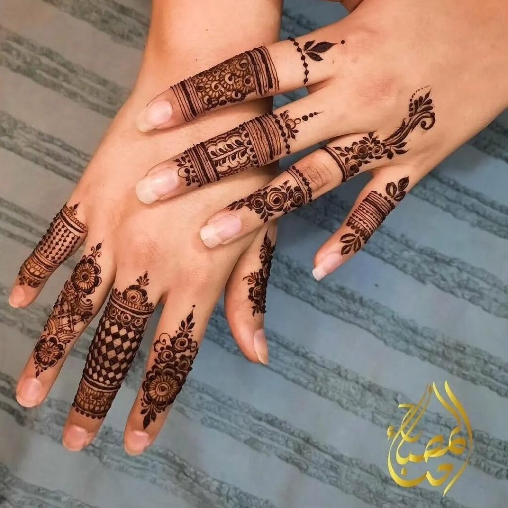 very easy mehndi design