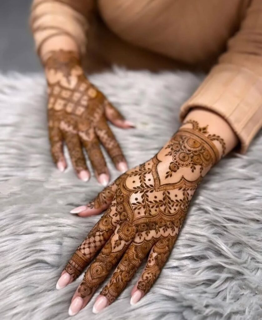 very easy mehndi design